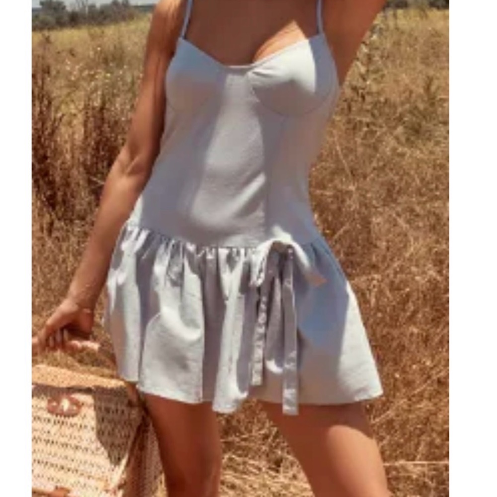 Elegant Gray Women's Dress